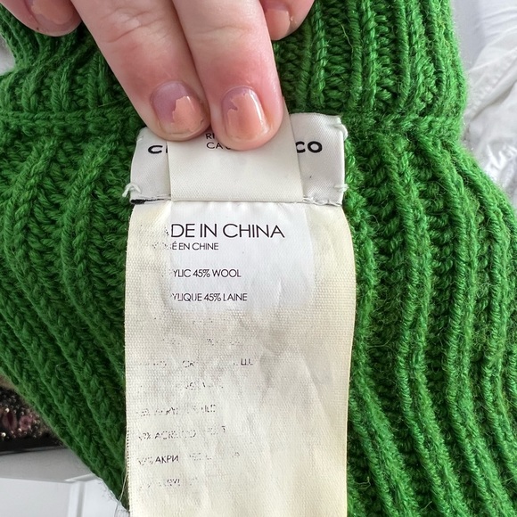 Green Knit Sweater - Picture 4 of 4